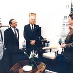 دیدار ریگان با کنتراها