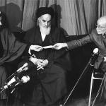 تصاویری از مراسم ابلاغ حکم دولت موقت به مهندس بازرگان