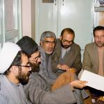 تصویری دیده نشده از شهیدان امام خامنه‌ای و لاجوردی