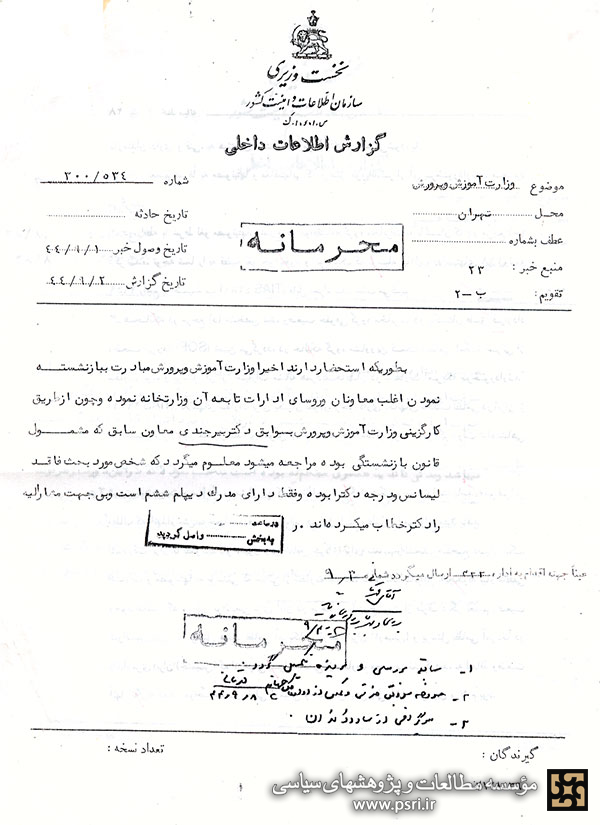 دکتری با مدرک ششم ابتدایی !