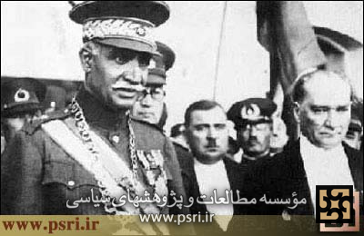 رضاخان پهلوی و کمال آتاترک رئیس جمهور ترکیه