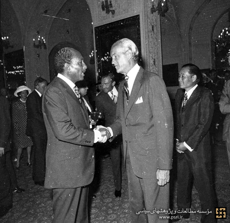 دیدار ریچارد هلمز و انور سادات در تهران