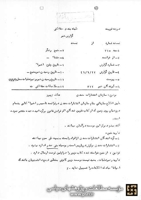 ابوالحسن بنی‌صدر و سازمان انتشارات مصدق