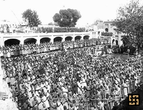 نماز جمعه در مسجد جامع بازار تهران در دوره مظفرالدین شاه